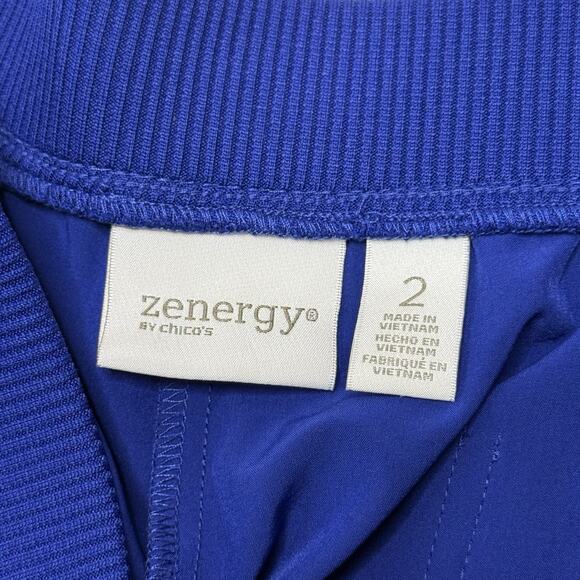 Zenergy Chicos Neema Emma Cargo Cropped Pant Sz 2 US L/12 Pink/Blue/Tan Lot Of 3 - Picture 5 of 16